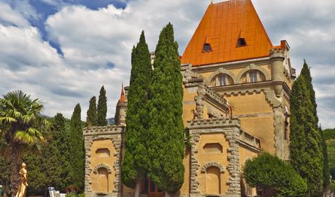 Дворец княгини Гагариной, Утес, Алушта, Крым